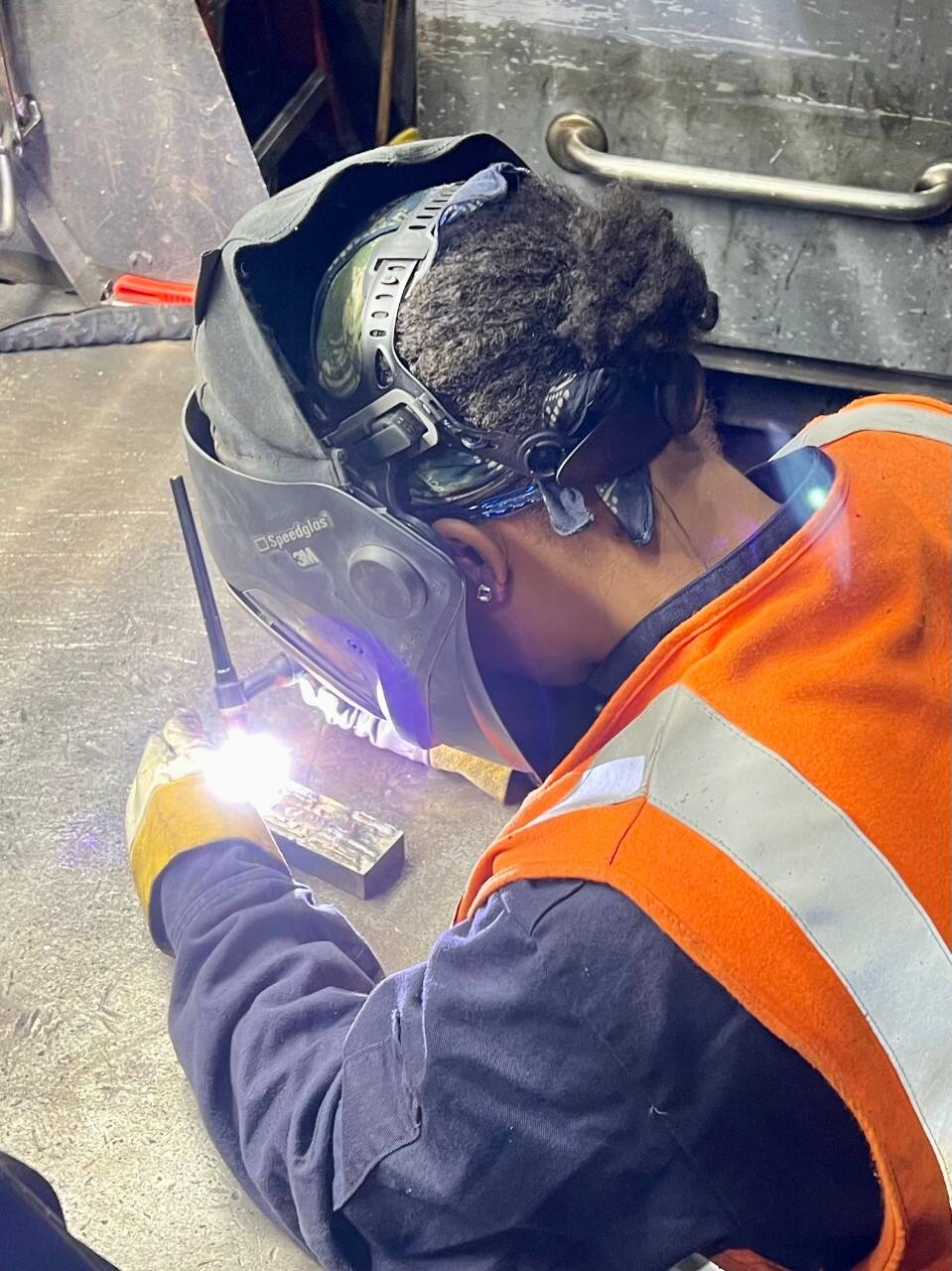 Welder apprentice always had her eye on skilled trades