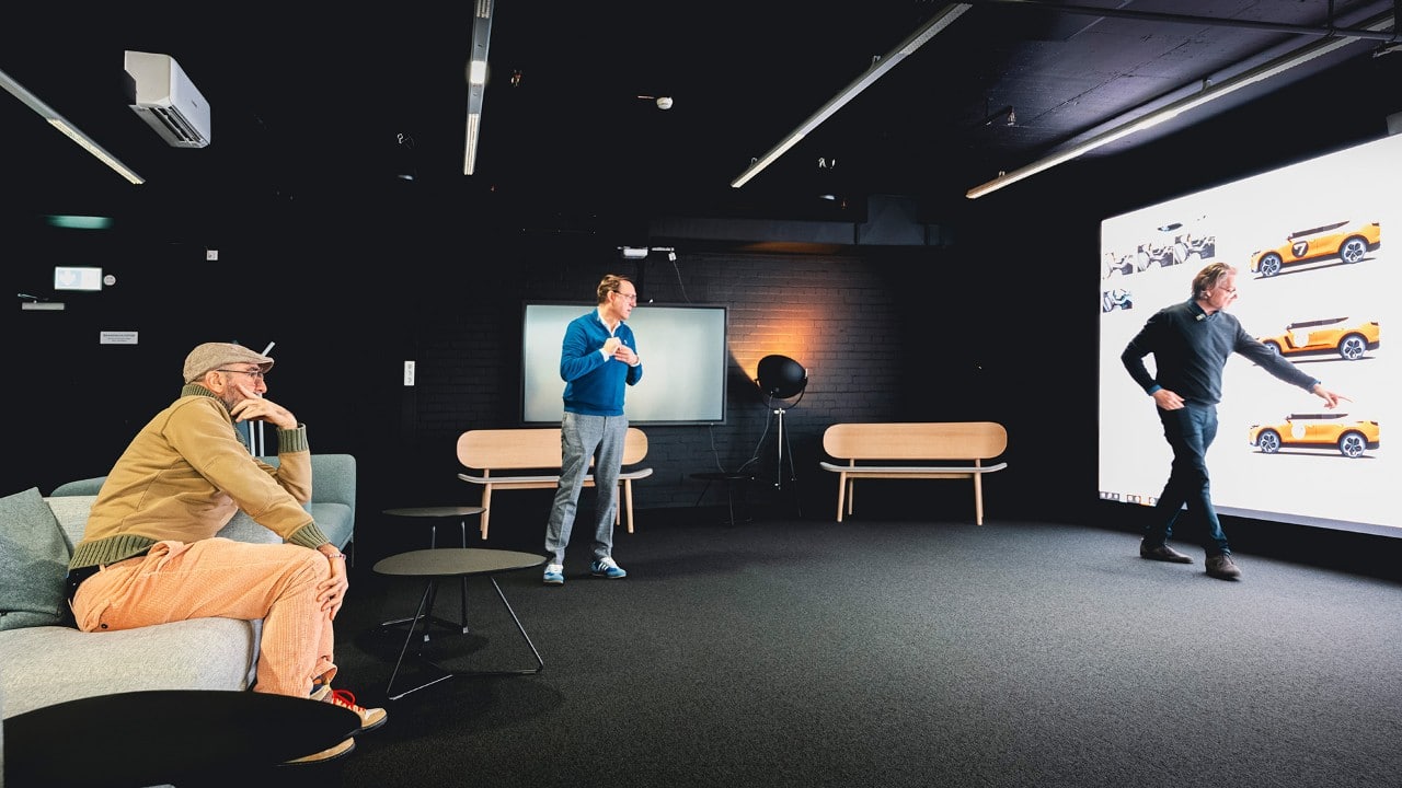Cantona at Ford Design Workshop