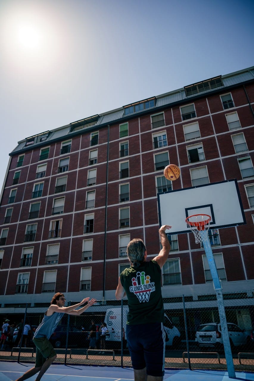 Ford has created a fantastic sport facility for the community that also doubles as a giant open-air mural