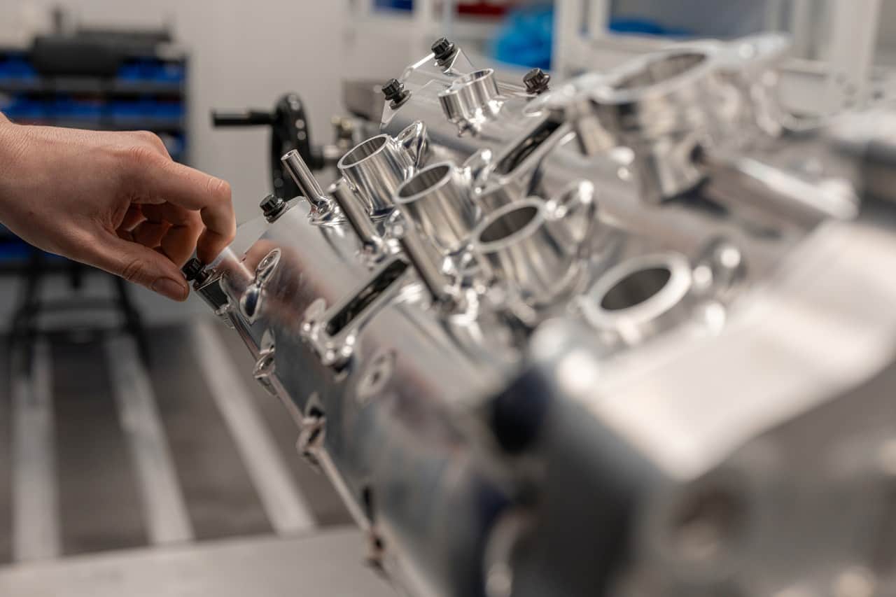 The 5.4-litre Coyote-based V8 Hypercar engine catches in the dyno cell, the numbers climb, and for a few minutes, we're not in Michigan anymore. We're at Le Mans. 
