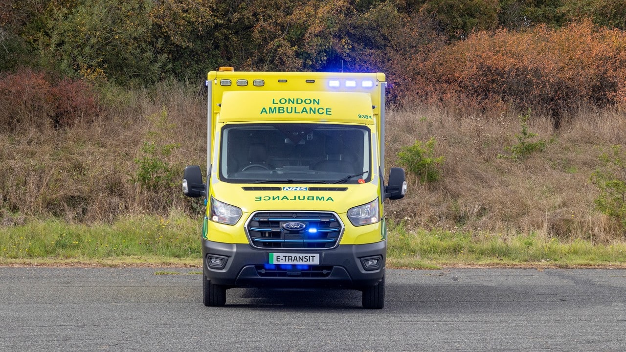 Ford E-Transit ambulances are at work around the clock to help Londoners in emergencies