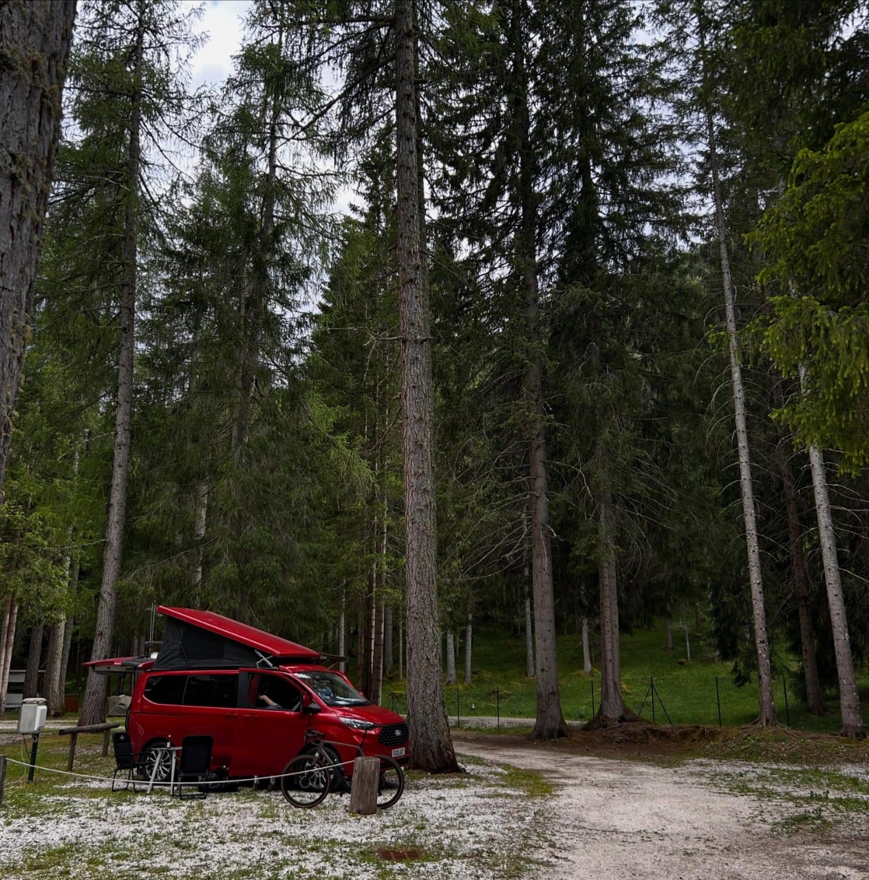 Leave home with the Nugget in the morning, cruise through Europe, park up that evening for dinner in the Dolomites